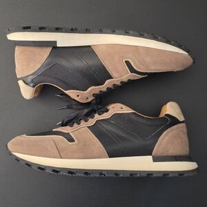 Mens Aldo Mr.B Sneaker, Like New w/out box, Black/Tan, US 9.5